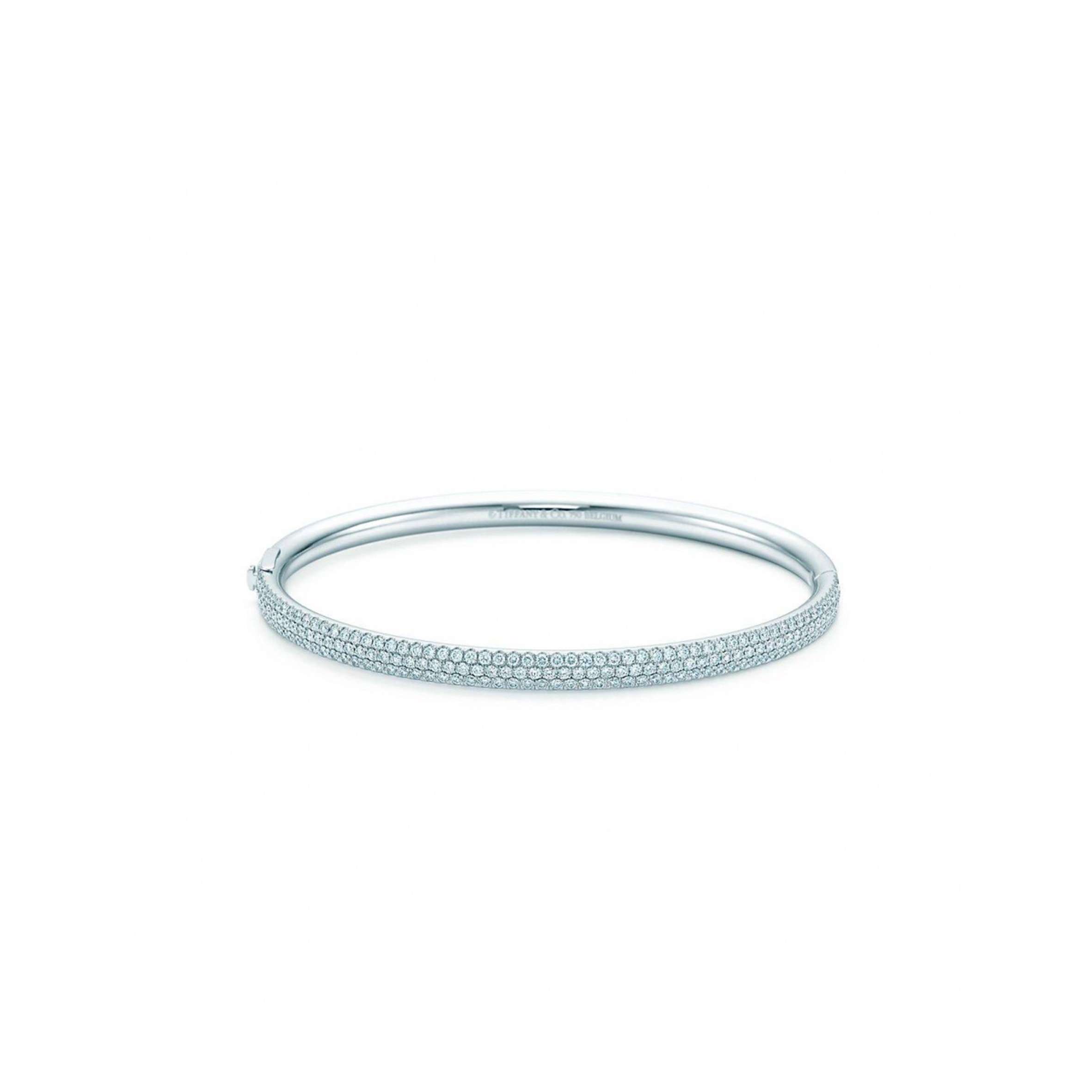 TIFFANY METRO THREE-ROW HINGED BANGLE 60006100